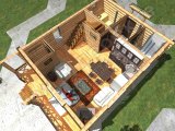Проект дома ПД-021 3D План 1